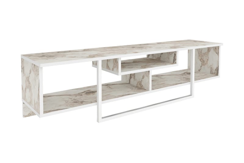 AGATEA Tv-bänk 150x40 cm Vit - Möbler - Vardagsrum - Tv-möbler & mediamöbler - Tv-bänkar