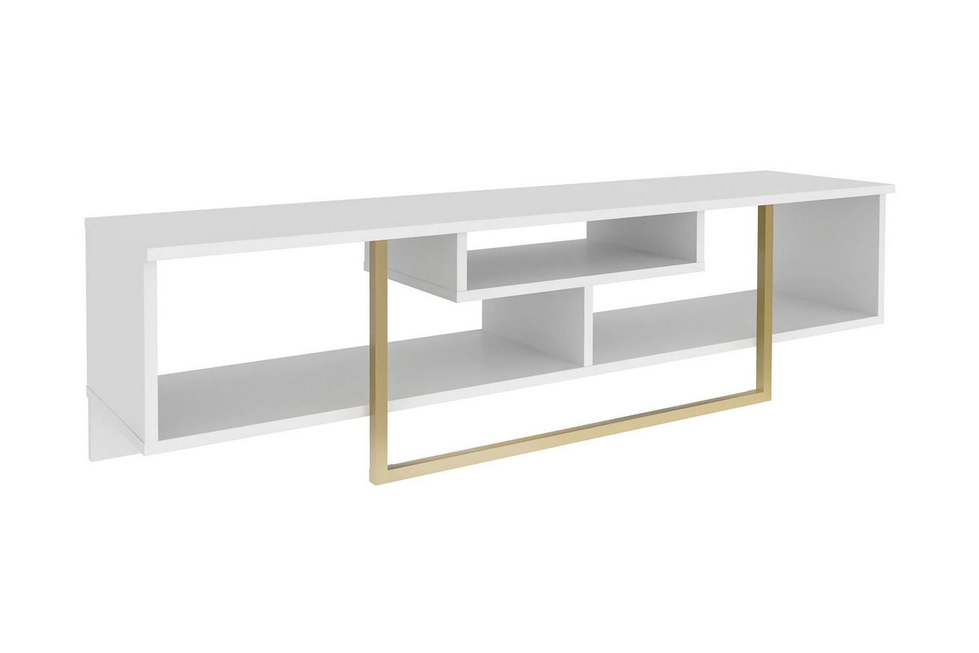 AGATEA Tv-bänk 150x40 cm Vit - Möbler - Vardagsrum - Tv-möbler & mediamöbler - Tv-bänkar