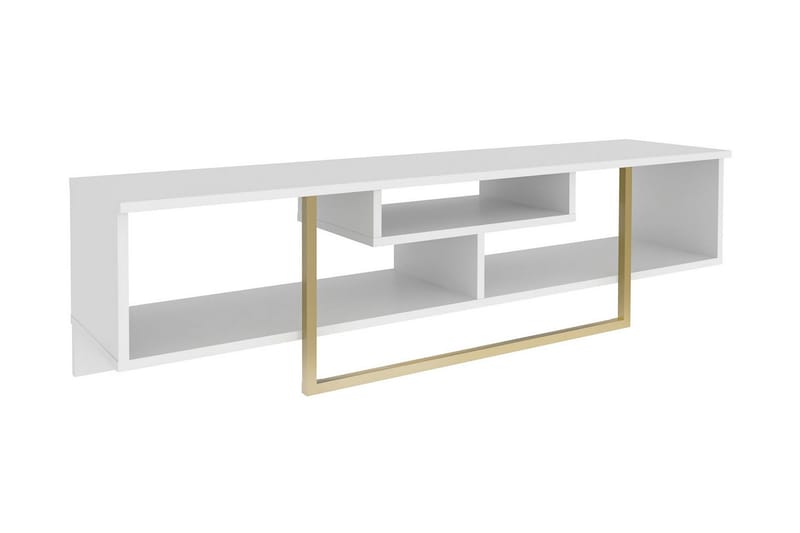 AGATEA Tv-bänk 150x40 cm Vit - Möbler - Vardagsrum - Tv-möbler & mediamöbler - Tv-bänkar