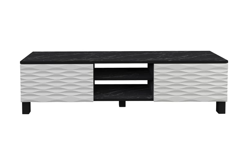 AGATEA Tv-bänk 150x40,3 cm Svart - Möbler - Vardagsrum - Tv-möbler & mediamöbler - Tv-bänkar