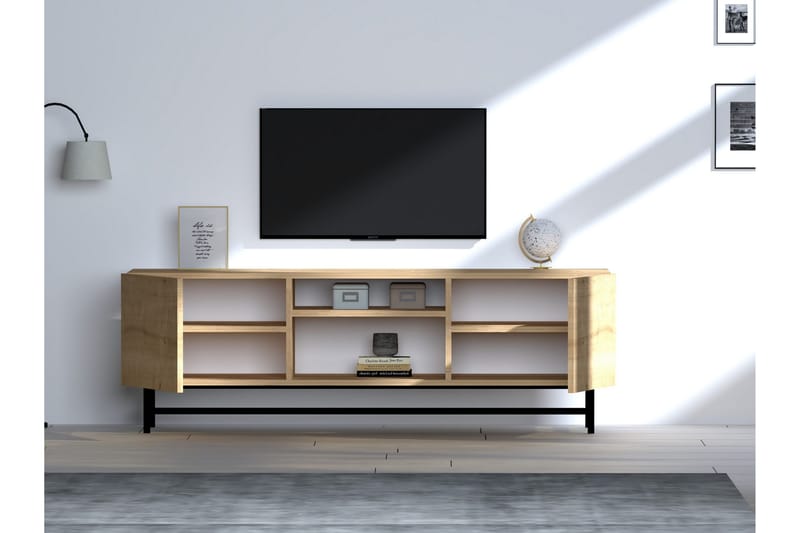 AGATEA Tv-bänk 150x50 cm Blå - Möbler - Vardagsrum - Tv-möbler & mediamöbler - Tv-bänkar