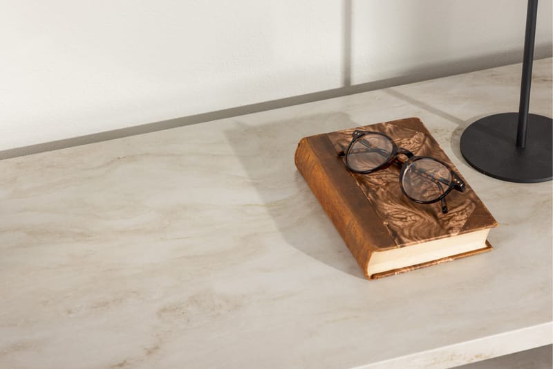 Ålesund Travertin Tv-bänk 140x40 cm - Beige - Möbler - Vardagsrum - Tv-möbler & mediamöbler - Tv-bänkar