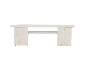 Ålesund Travertin Tv-bänk 140x40 cm - Beige - Möbler - Vardagsrum - Tv-möbler & mediamöbler - Tv-bänkar