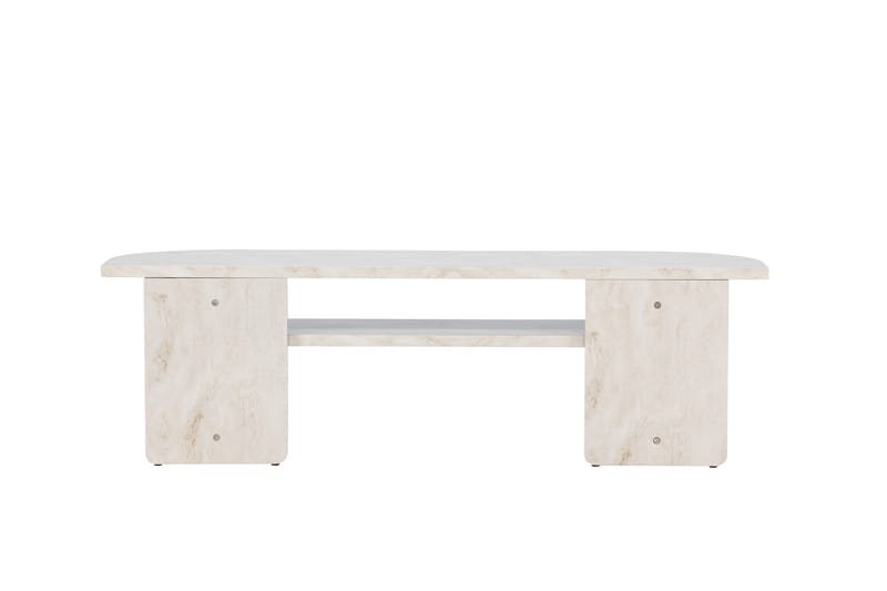 Ålesund Travertin Tv-bänk 140x40 cm - Beige - Möbler - Vardagsrum - Tv-möbler & mediamöbler - Tv-bänkar