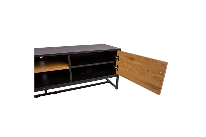 Amsterdam TV-nivå 160 cm Ek/Svart - Möbler - Vardagsrum - Tv-möbler & mediamöbler - Tv-bänkar