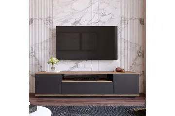 Anari Tv-bänk 180 cm med Hylla - Antracit/Natur - Möbler - Vardagsrum - Tv-möbler & mediamöbler - Tv-bänkar