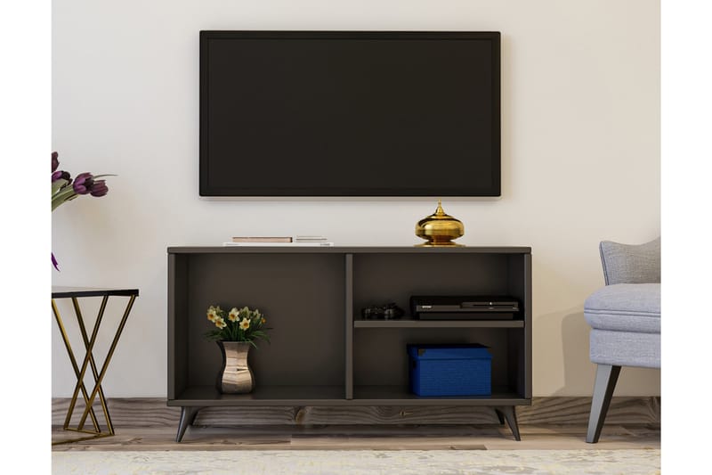 ANDEE TV-Bänk 100 cm Antracit - Möbler - Vardagsrum - Tv-möbler & mediamöbler - Tv-bänkar