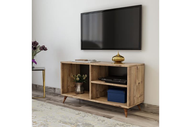 ANDEE TV-Bänk 100 cm Trä/Natur - Möbler - Vardagsrum - Tv-möbler & mediamöbler - Tv-bänkar