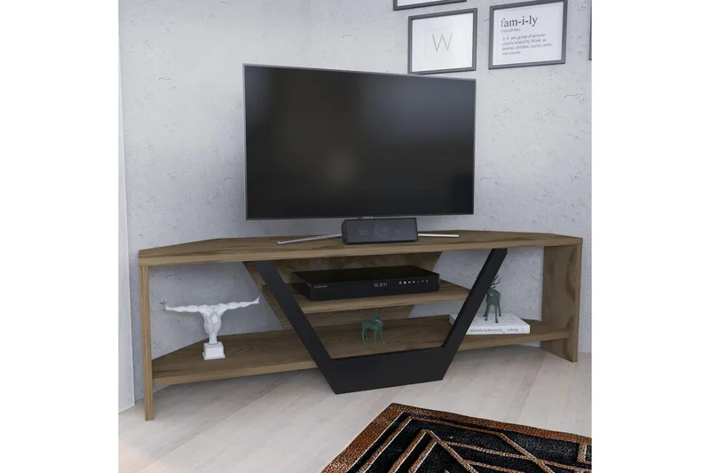 Andifli Tv-bänk 120x36,8 cm, Brun