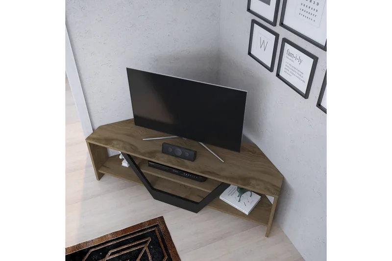 Andifli Tv-bänk 120x36,8 cm - Brun - Möbler - Vardagsrum - Tv-möbler & mediamöbler - Tv-bänkar