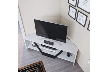 Andifli Tv-bänk 120x36,8 cm - Vit - Möbler - Vardagsrum - Tv-möbler & mediamöbler - Tv-bänkar