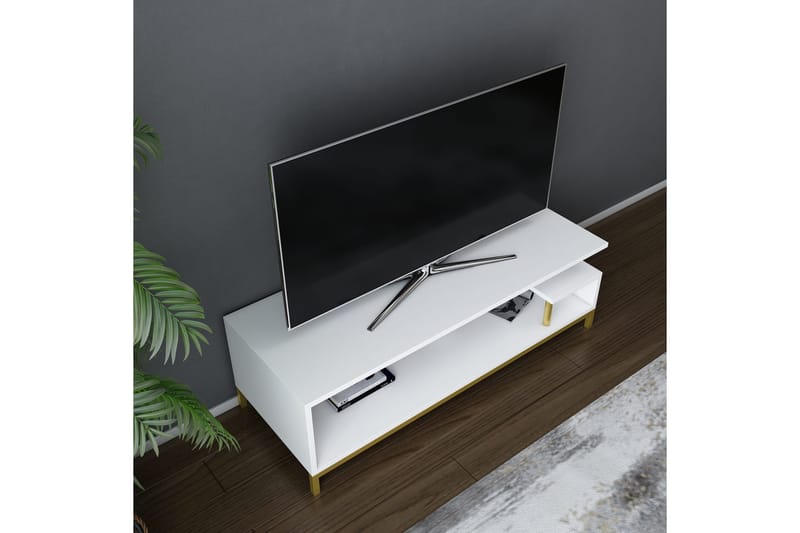 Andifli Tv-bänk 120x37,6 cm - Guld - Möbler - Vardagsrum - Tv-möbler & mediamöbler - Tv-bänkar