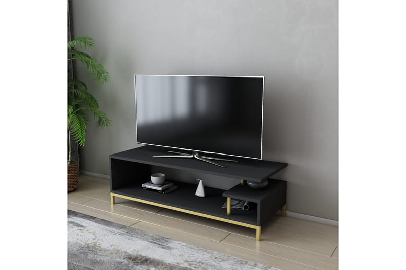 Andifli Tv-bänk 120x37,6 cm - Guld - Möbler - Vardagsrum - Tv-möbler & mediamöbler - Tv-bänkar