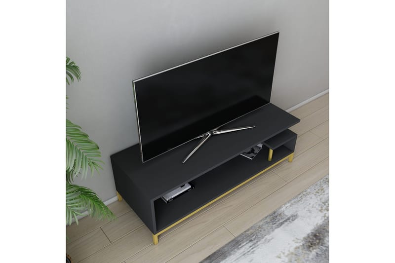 Andifli Tv-bänk 120x37,6 cm - Guld - Möbler - Vardagsrum - Tv-möbler & mediamöbler - Tv-bänkar