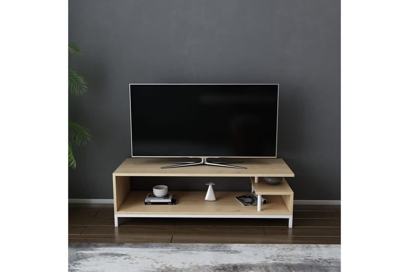 Andifli Tv-bänk 120x37,6 cm - Vit - Möbler - Vardagsrum - Tv-möbler & mediamöbler - Tv-bänkar
