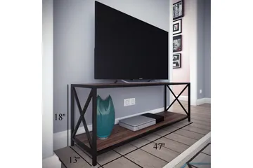 Andifli Tv-bänk 120x45,7 cm - Brun - Möbler - Vardagsrum - Tv-möbler & mediamöbler - Tv-bänkar