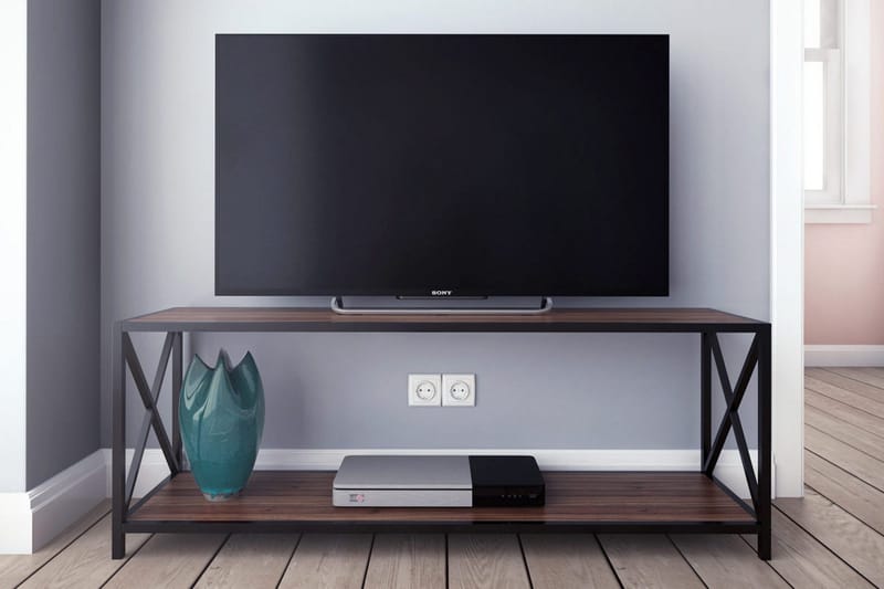 Andifli Tv-bänk 120x45,7 cm - Brun - Möbler - Vardagsrum - Tv-möbler & mediamöbler - Tv-bänkar