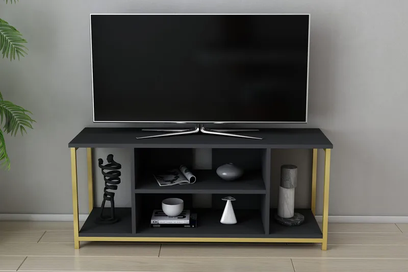 Andifli Tv-bänk 120x50,8 cm - Antracit - Möbler - Vardagsrum - Tv-möbler & mediamöbler - Tv-bänkar