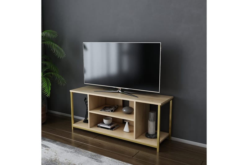 Andifli Tv-bänk 120x50,8 cm - Guld - Möbler - Vardagsrum - Tv-möbler & mediamöbler - Tv-bänkar