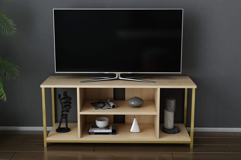 Andifli Tv-bänk 120x50,8 cm - Guld - Möbler - Vardagsrum - Tv-möbler & mediamöbler - Tv-bänkar
