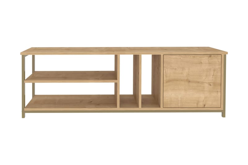 Andifli Tv-bänk 140x50,8 cm - Guld - Möbler - Vardagsrum - Tv-möbler & mediamöbler - Tv-bänkar