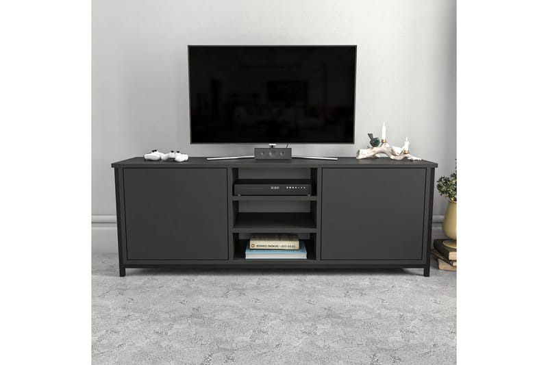 Andifli Tv-bänk 140x50,8 cm - Svart - Möbler - Vardagsrum - Tv-möbler & mediamöbler - Tv-bänkar