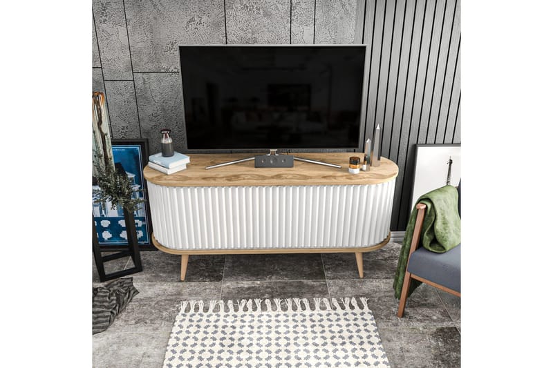 Andifli Tv-bänk 140x64 cm - Brun - Möbler - Vardagsrum - Tv-möbler & mediamöbler - Tv-bänkar