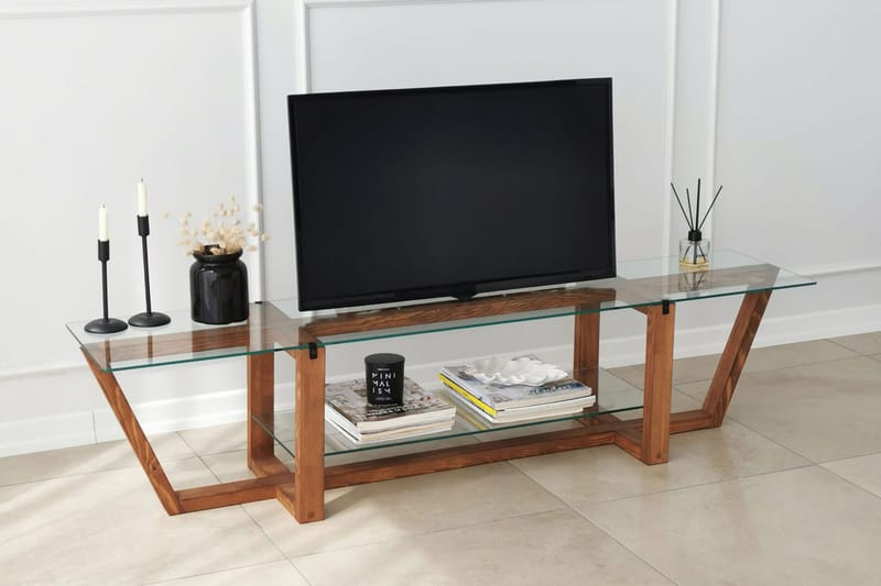 Andifli Tv-bänk 158x35 cm - Brun - Möbler - Vardagsrum - Tv-möbler & mediamöbler - Tv-bänkar