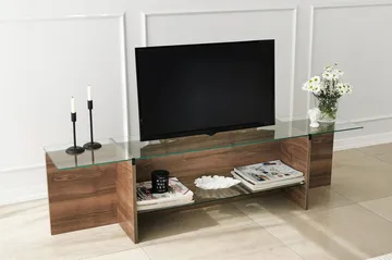 Andifli Tv-bänk 158x40 cm - Brun - Möbler - Vardagsrum - Tv-möbler & mediamöbler - Tv-bänkar