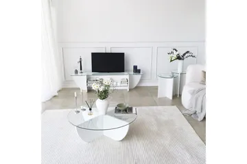 Andifli Tv-bänk 158x40 cm - Vit - Möbler - Vardagsrum - Tv-möbler & mediamöbler - Tv-bänkar