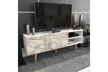 Andifli Tv-bänk 160x38,6 cm - Vit - Möbler - Vardagsrum - Tv-möbler & mediamöbler - Tv-bänkar