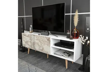 Andifli Tv-bänk 160x38,6 cm - Vit - Möbler - Vardagsrum - Tv-möbler & mediamöbler - Tv-bänkar
