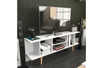 Andifli Tv-bänk 160x38,6 cm - Vit - Möbler - Vardagsrum - Tv-möbler & mediamöbler - Tv-bänkar