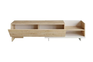 Andifli Tv-bänk 165x41 cm med Förvaring i Trä - Beige - Möbler - Vardagsrum - Tv-möbler & mediamöbler - Tv-bänkar