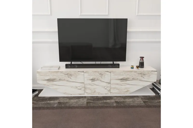 Andifli Tv-bänk 180x45 cm - Vit - Möbler - Vardagsrum - Tv-möbler & mediamöbler - Tv-bänkar