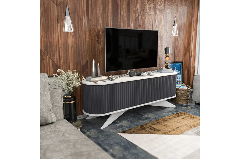 Andifli Tv-bänk 180x60 cm - Antracit - Möbler - Vardagsrum - Tv-möbler & mediamöbler - Tv-bänkar