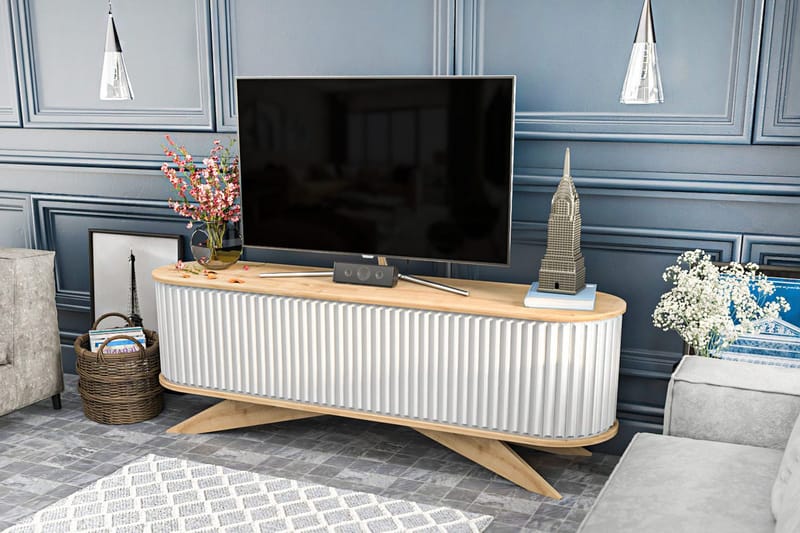 Andifli Tv-bänk 180x60 cm - Blå - Möbler - Vardagsrum - Tv-möbler & mediamöbler - Tv-bänkar