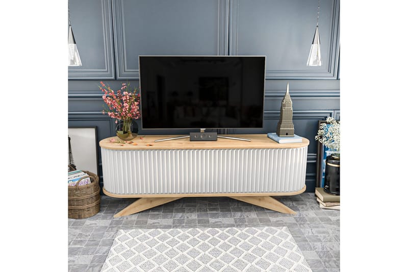 Andifli Tv-bänk 180x60 cm - Blå - Möbler - Vardagsrum - Tv-möbler & mediamöbler - Tv-bänkar