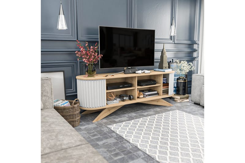 Andifli Tv-bänk 180x60 cm - Blå - Möbler - Vardagsrum - Tv-möbler & mediamöbler - Tv-bänkar