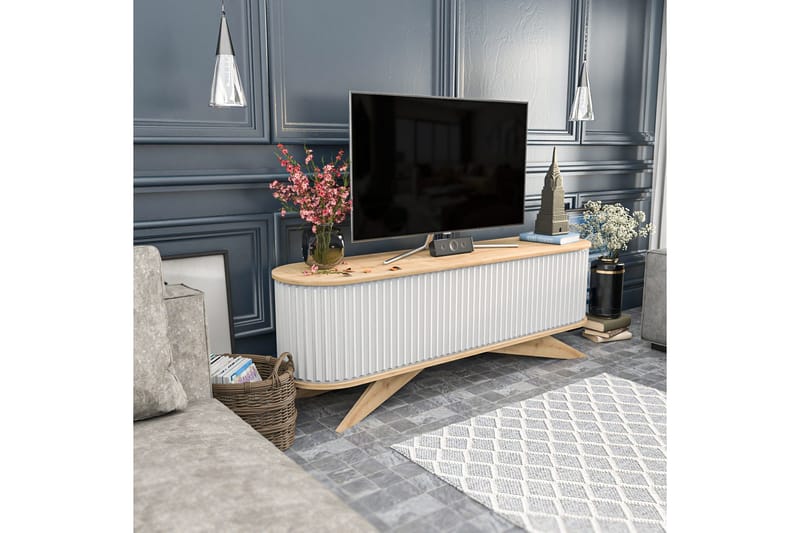 Andifli Tv-bänk 180x60 cm - Blå - Möbler - Vardagsrum - Tv-möbler & mediamöbler - Tv-bänkar