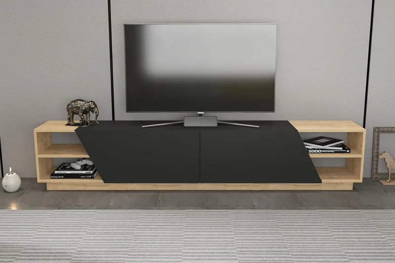 Andifli Tv-bänk 240x47,4 cm - Brun - Möbler - Vardagsrum - Tv-möbler & mediamöbler - Tv-bänkar