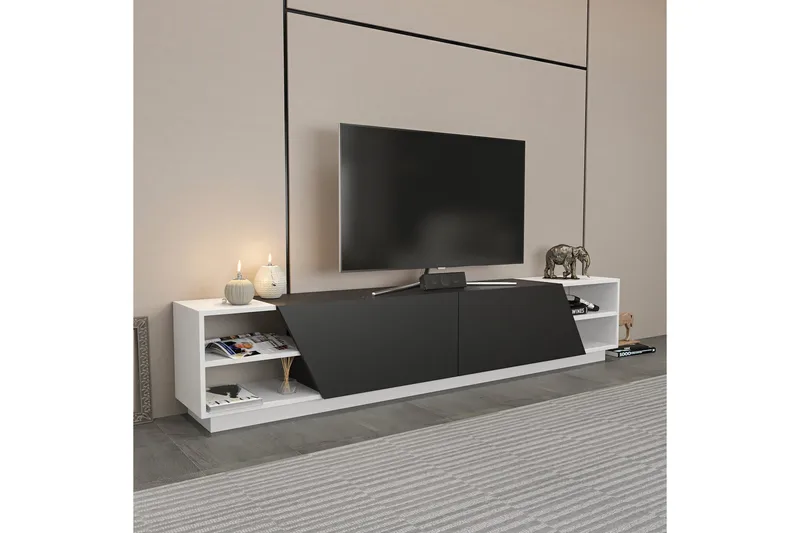 Andifli Tv-bänk 240x47,4 cm - Vit - Möbler - Vardagsrum - Tv-möbler & mediamöbler - Tv-bänkar