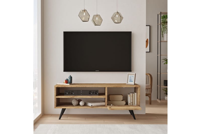 Aniza Tv-bänk 110 cm - Natur - Möbler - Vardagsrum - Tv-möbler & mediamöbler - Tv-bänkar