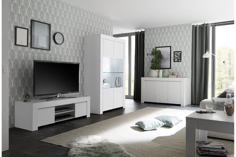 ARGOS TV-bänk 138 Vit - Möbler - Vardagsrum - Tv-möbler & mediamöbler - Tv-bänkar