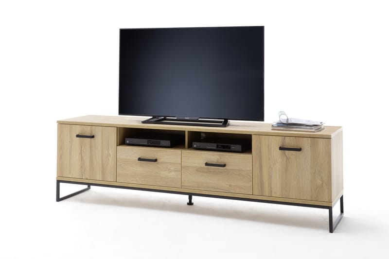 ARIEX TV-bänk 201 cm Trä/Natur - Möbler - Vardagsrum - Tv-möbler & mediamöbler - Tv-bänkar