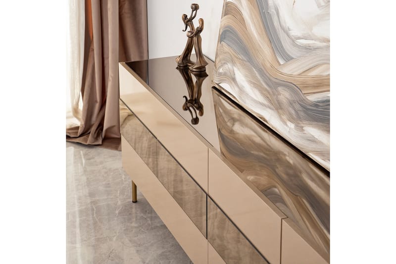 Arioch Tv-bänk 180 cm - Brons - Möbler - Vardagsrum - Tv-möbler & mediamöbler - Tv-bänkar