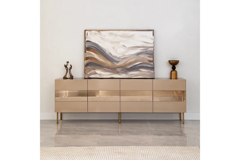 Arioch Tv-bänk 180 cm, Brons