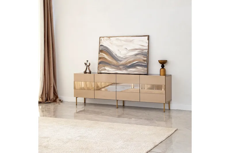 Arioch Tv-bänk 180 cm - Brons - Möbler - Vardagsrum - Tv-möbler & mediamöbler - Tv-bänkar