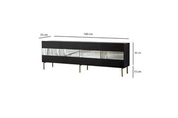 Arioch Tv-bänk 180 cm - Grå - Möbler - Vardagsrum - Tv-möbler & mediamöbler - Tv-bänkar