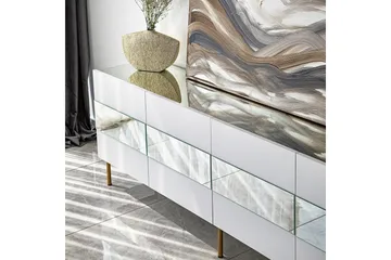Arioch Tv-bänk 180 cm - Guld - Möbler - Vardagsrum - Tv-möbler & mediamöbler - Tv-bänkar